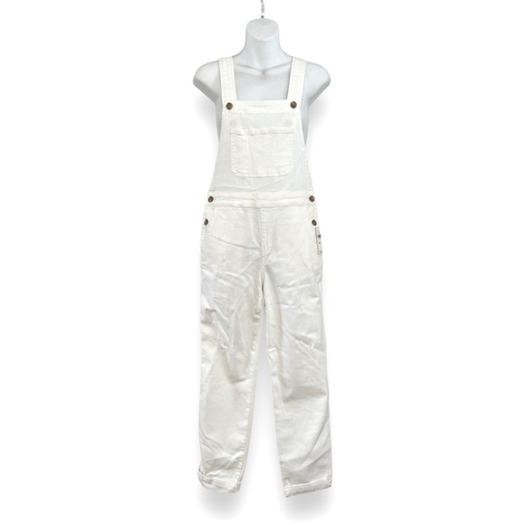Anthropologie Denim - Anthropologie Pilcro white overalls jumpsuit distressed wash